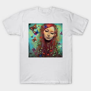 Tori Amos with butterflies T-Shirt